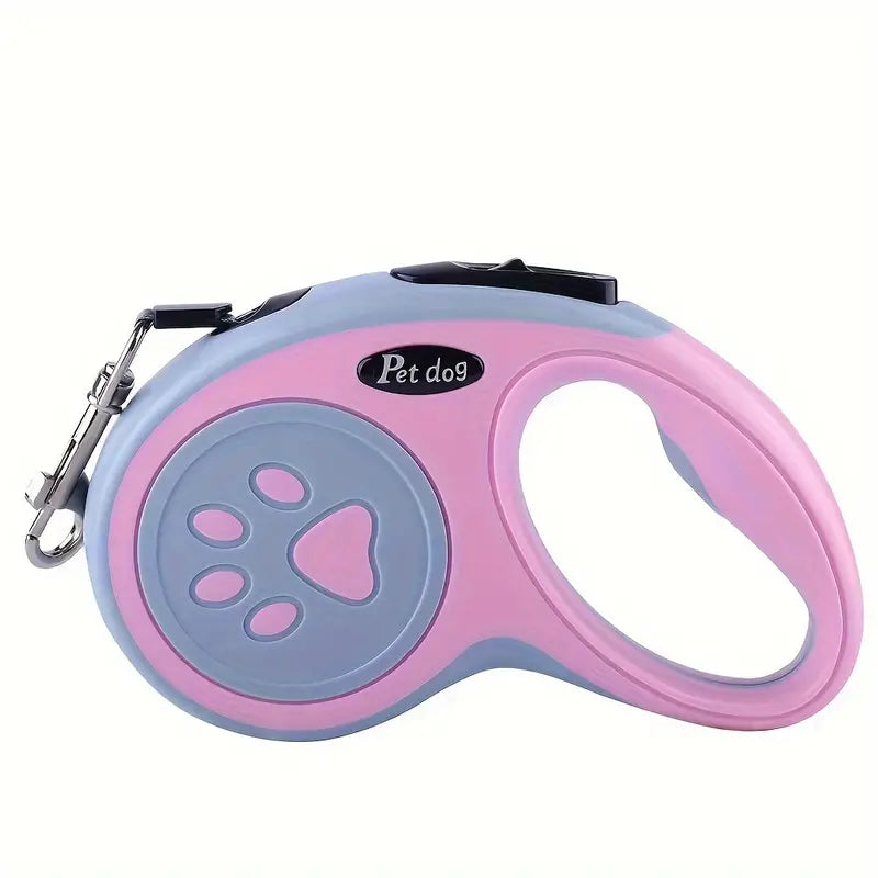 Self- retracting dog/cat leash