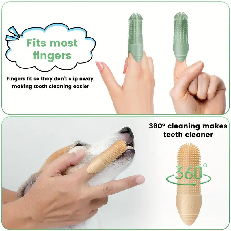 360 degree cleaning finger toothbrush