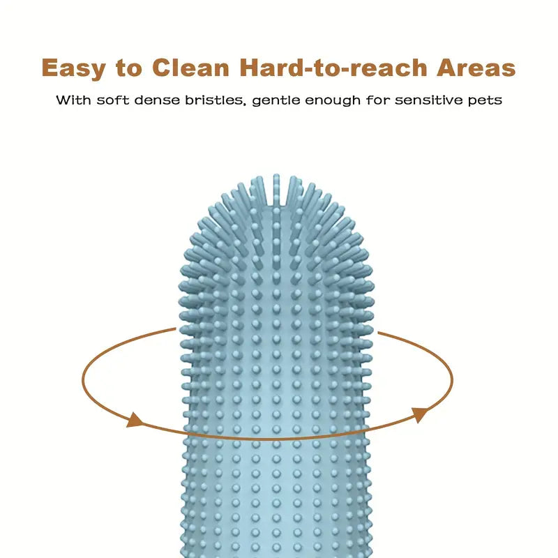 360 degree cleaning finger toothbrush