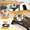 Anti- slip stainless steel bowl for cats & small dogs