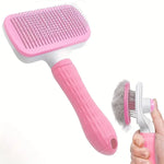 Loose hair removal and grooming brush