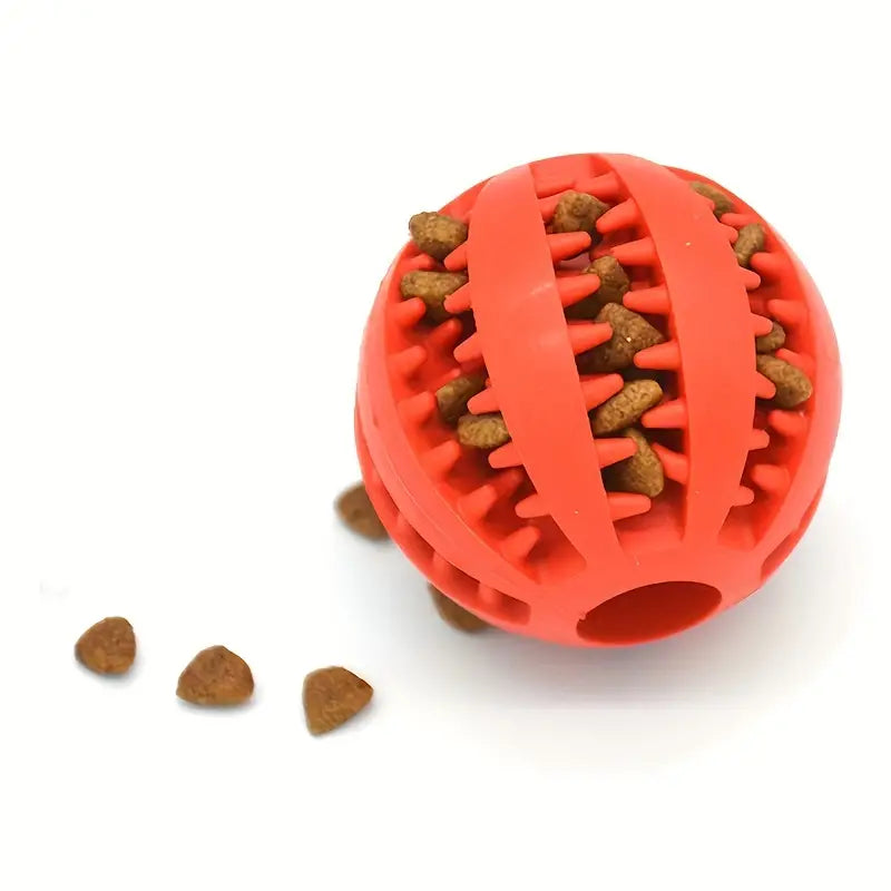 Dog food leak toy